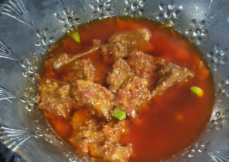 Mutton koyla karhai