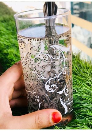 A picture of Chia water.