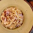 Carbonara με κρέμα γάλακτος. 🍝