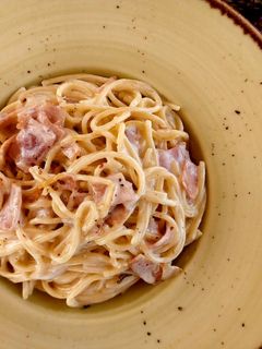 Φωτογραφία της συνταγής Carbonara με κρέμα γάλακτος. 🍝