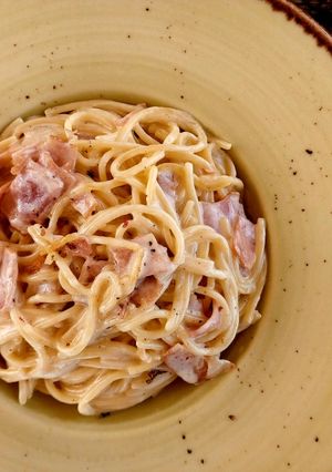 Φωτογραφία της συνταγής Carbonara με κρέμα γάλακτος. 🍝