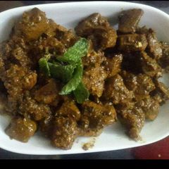 A picture of Bhuni wi kaleji.