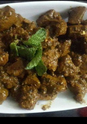 A picture of Bhuni wi kaleji.