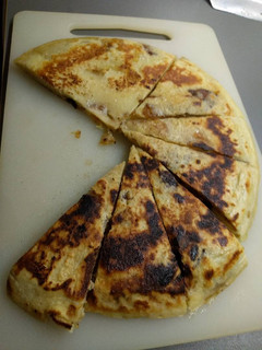 A picture of Bali honey banana pancake.
