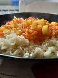 🍚 Arroz con sofrito de tomate y calabacín