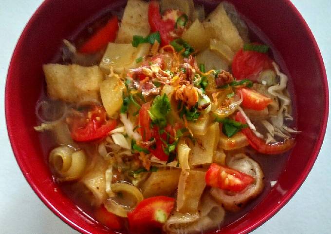 Ternyata begini loh! Resep gampang memasak Soto mie  gurih