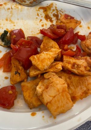 Foto di Pollo con pomodorini