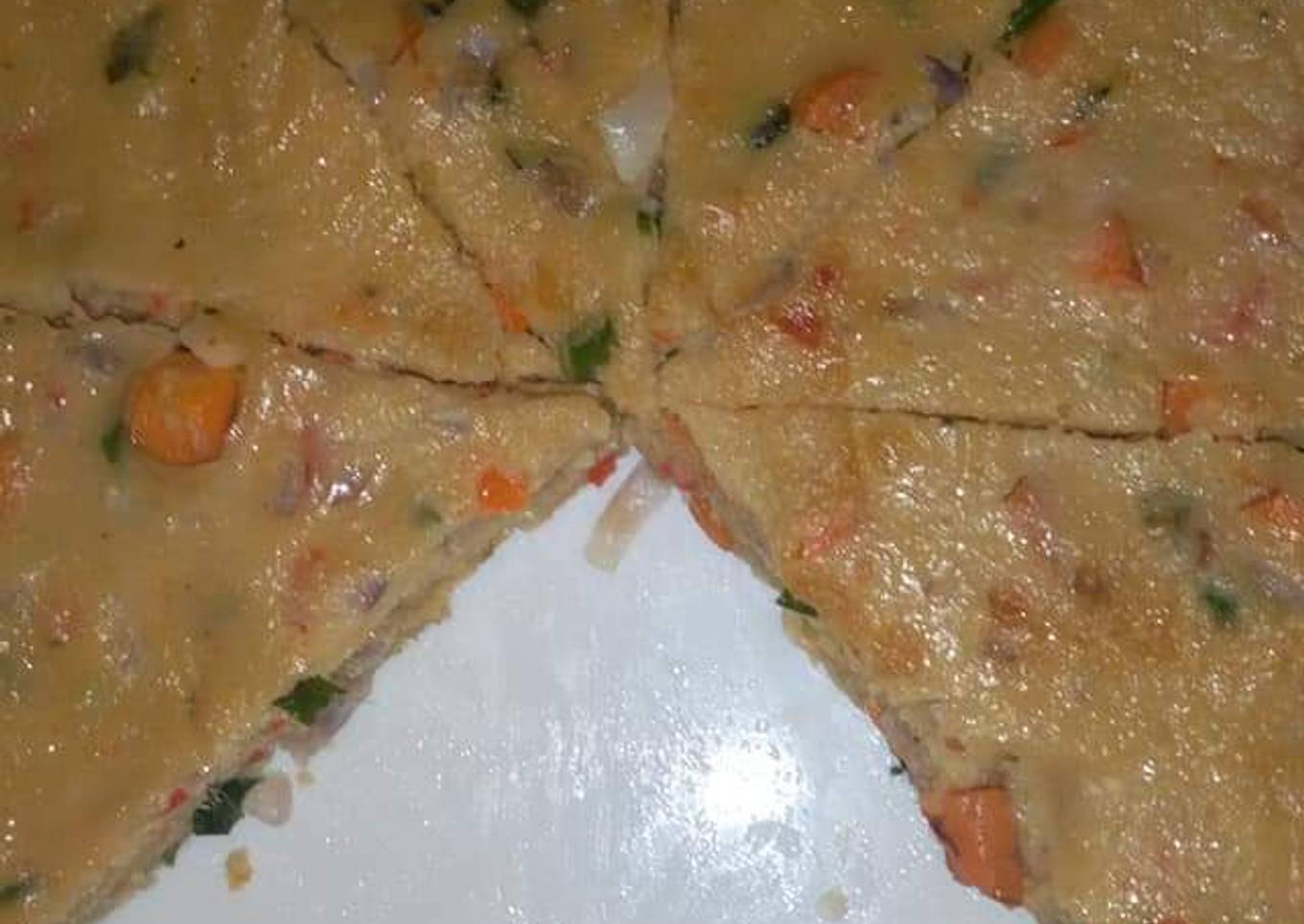 Pizza omelette