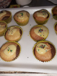 Una foto de Muffins de naranja y chocolate