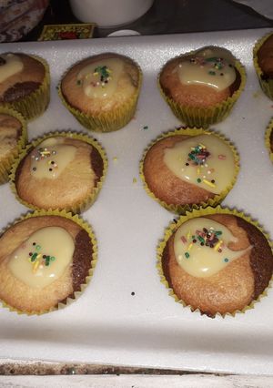 Una foto de Muffins de naranja y chocolate