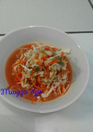 Foto resep Rujak Cuka ala mayya