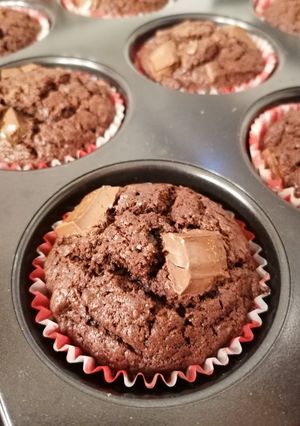 Csokis muffin recept fotója