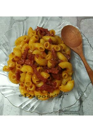 Foto resep Macaroni smoked beef sederhana