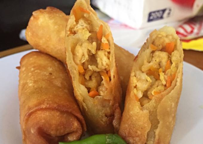 Resep Lumpia Wortel Tahu Telur Renyah Ekonomis Oleh Inge Devi Cookpad