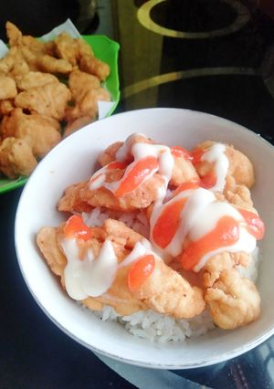 Foto resep Ayam goreng tepung saus mayonaise