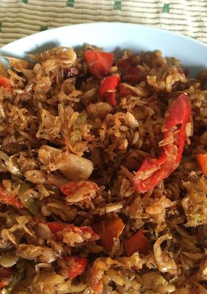 Foto resep Tumis udang kecil basah