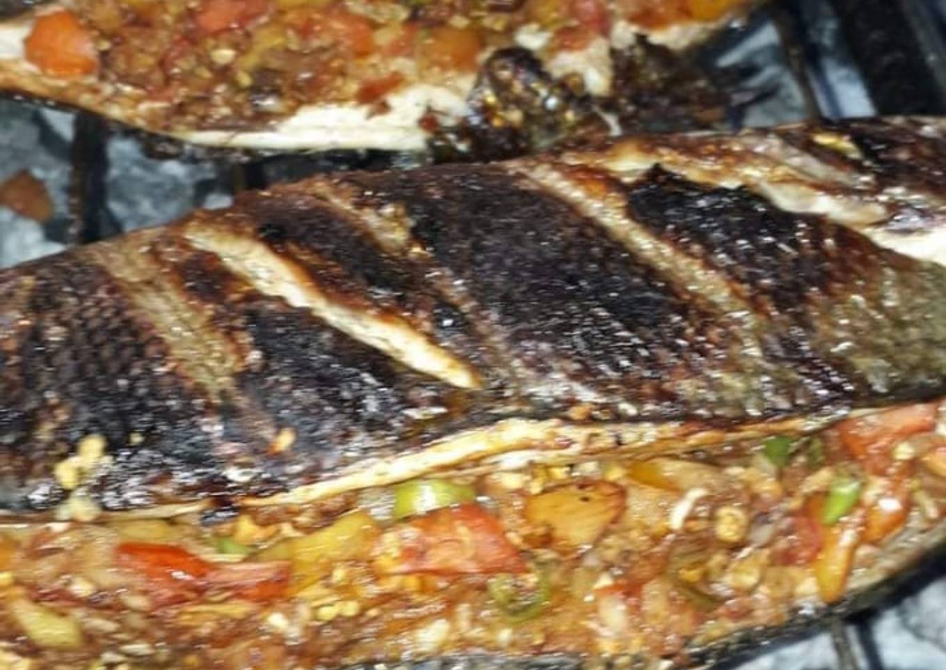 Bandeng bakar bumbu rica rica