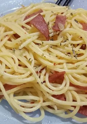 Foto resep Spaghetti aglio olio
