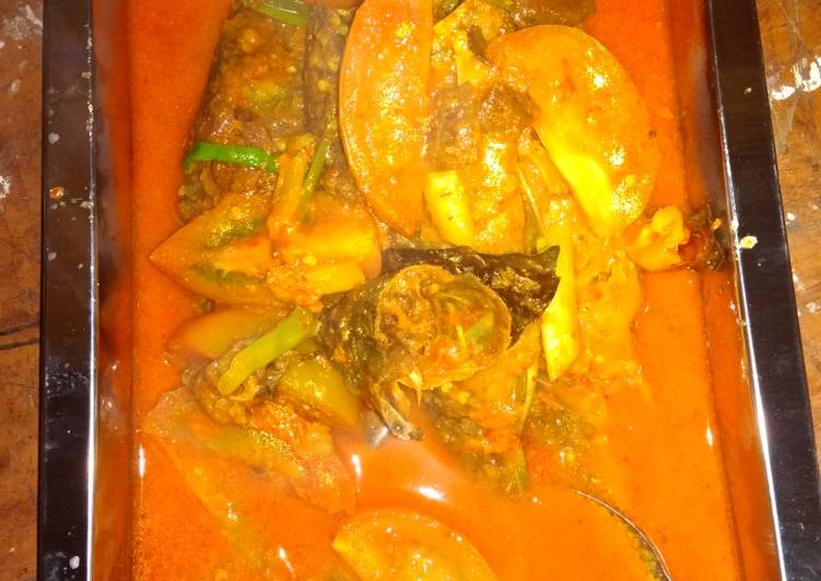 Resep Ikan mas pedas asam yang simpel