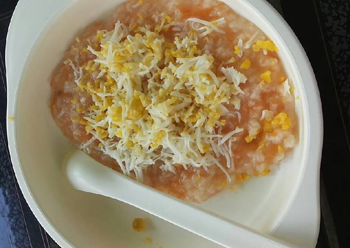 Resep Nasi Tim Mpasi 9m Wortel Telur Slow Cooker Oleh Tata Chan Cookpad