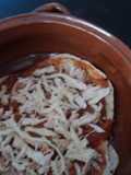 Enchiladas de cazuela con pechuga deshebrada doña Tere Correa