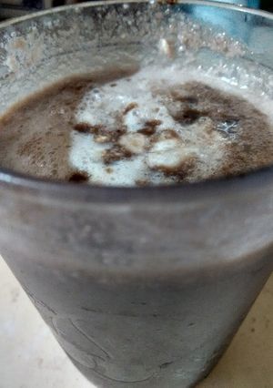 A picture of Choco banana shake.