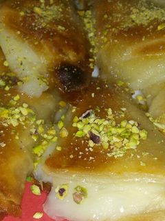 صورة لوصفة وربات بالقشطة