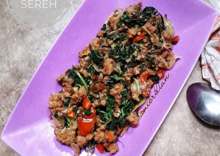 Cara Membuat Oseng oncom kemangi sereh yang Menggugah Selera