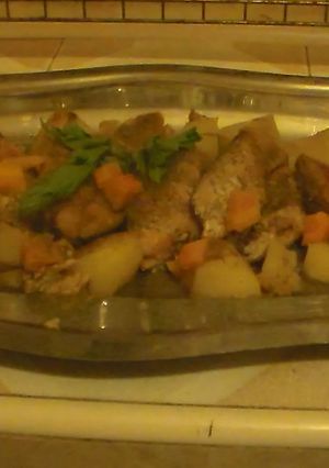 Una foto de Pescado al horno