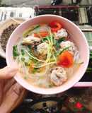 Bún mọc phiên bản không có nước xương mà vẫn ngon :)))