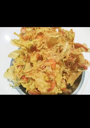 Foto resep Peyek udang bumbu Padang