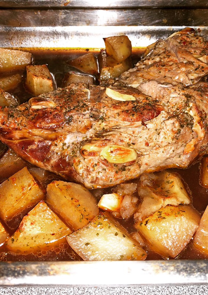 Una foto de Colita de cuadril (ternera) mechada🍖