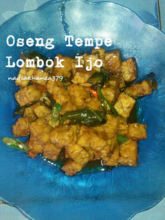 Foto resep OSENG TEMPE LOMBOK IJO #Week4
