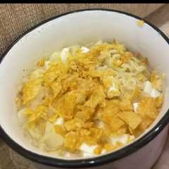 -اندومي بخلطة البيض المسلوق اللذيذة 🍜😋!-レシピのメイン写真