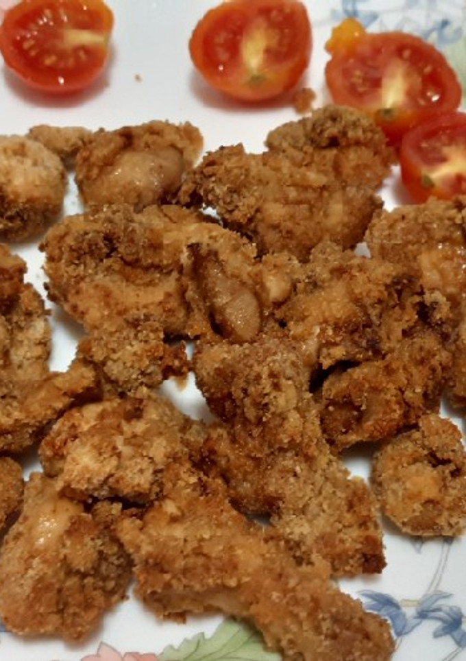 Una foto de Bocaditos de pollo en airfryer