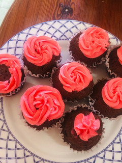 Una foto de Cupcakes de chocolate