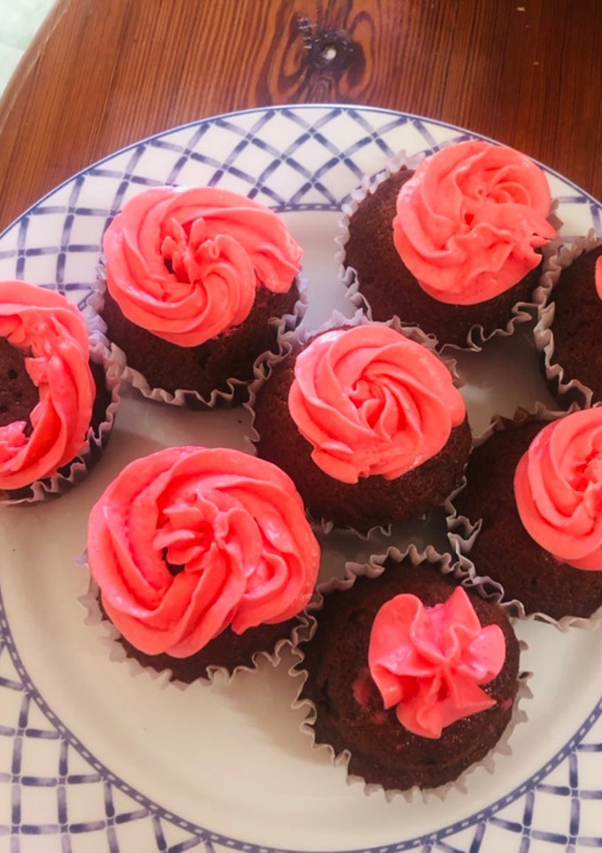 Una foto de Cupcakes de chocolate