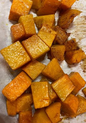 A picture of Roasted kombucha squash.