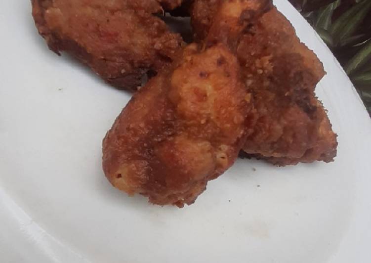 Crispy chicken wings