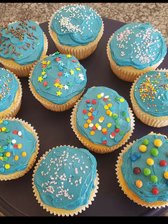 A picture of Light and fluffy cupcakes.