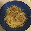 Spaghetti aglio olio Tuna