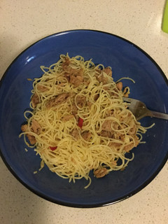 Foto resep Spaghetti aglio olio Tuna