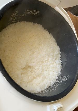 A picture of White rice.