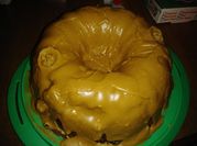 A picture of caramel apples