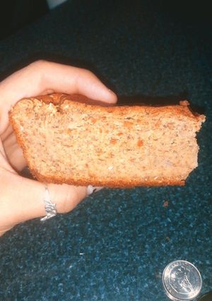 Una foto de Budín integral de banana y coco