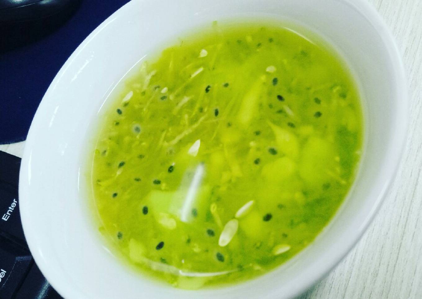 Es timum serut cendol selasi lemon