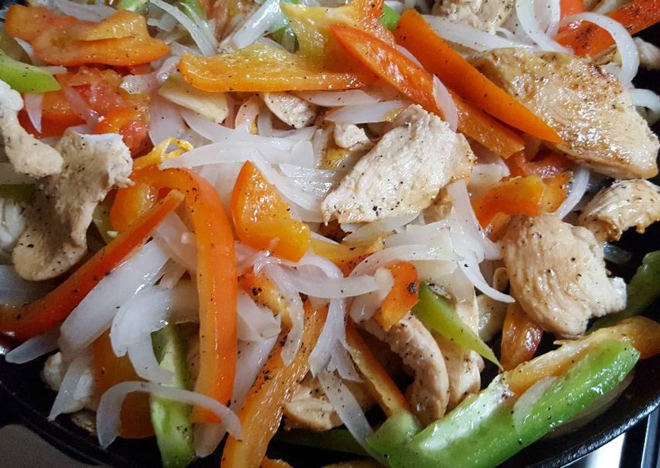 Fajitas de Pollo