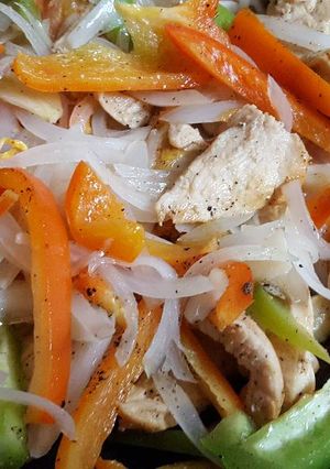 Una foto de Fajitas de Pollo