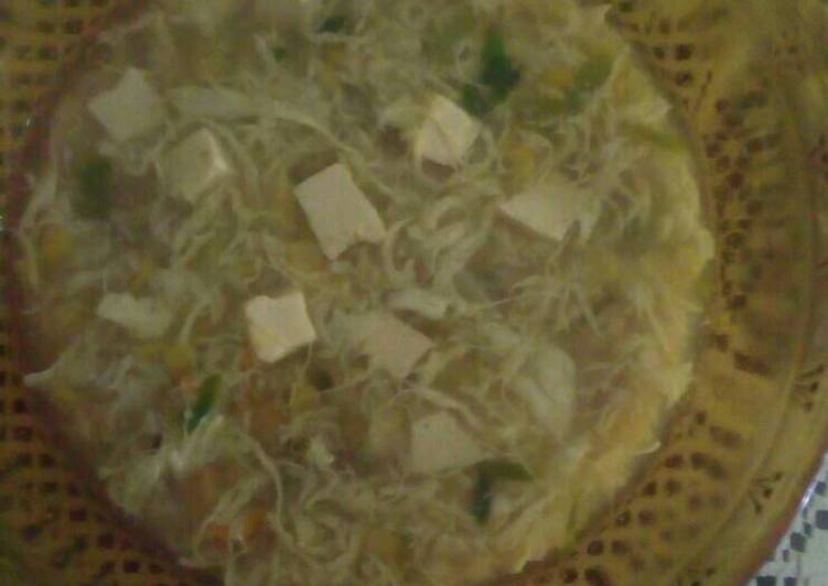 Sop Kepiting Jagung Tahu