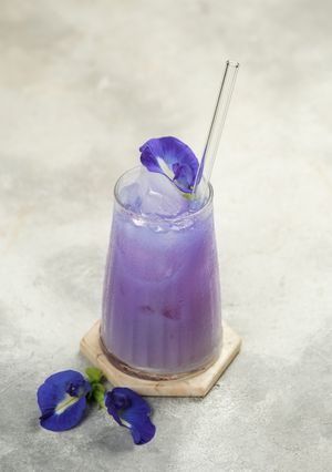 Foto resep Es Yakult Bunga Telang